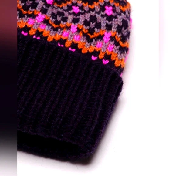 Free People First Frost Fair Isle Pom Beanie - Picture 5 of 5